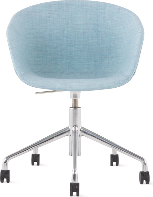A front angle view of the AAC 53 Upholstered chair.